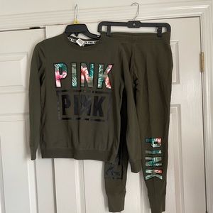 Victoria’s Secret pink sweat suit